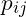 p_{ij}